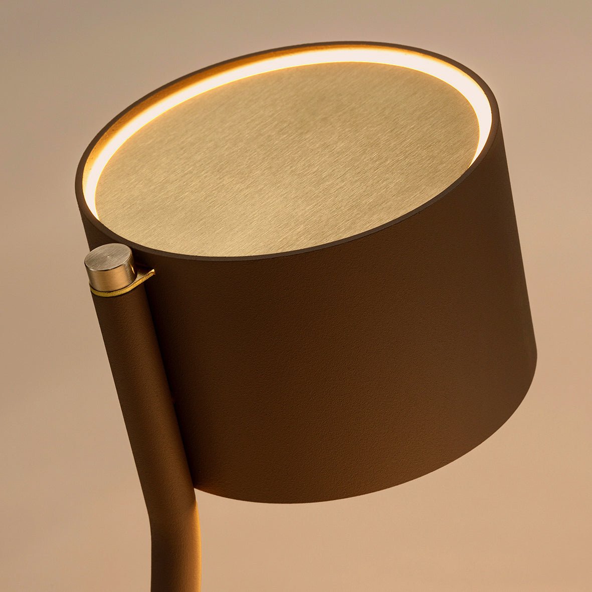 Lampe à poser design recyclé et artisanat français Canopée - JURIE & JARRE - La Maison MilanaiseCALA06FONOBlanc AlbâtreChêne foncé recycléNoir