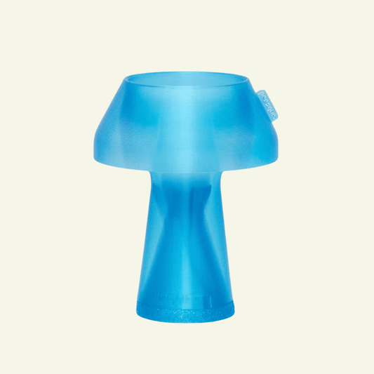 Lampe à poser en bioplastique bleu Originale.gcode - PRESQUE STUDIO - La Maison Milanaiseoriginalgcodemonobleu - 1Originale Ø21cmxH27cmBlanc Chaud