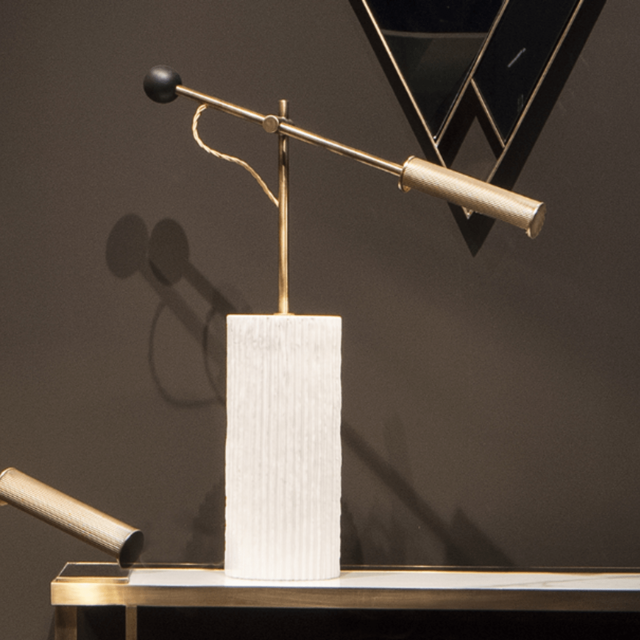 Lampe à poser en céramique blanche Goldie - MARIONI - La Maison Milanaise02822A