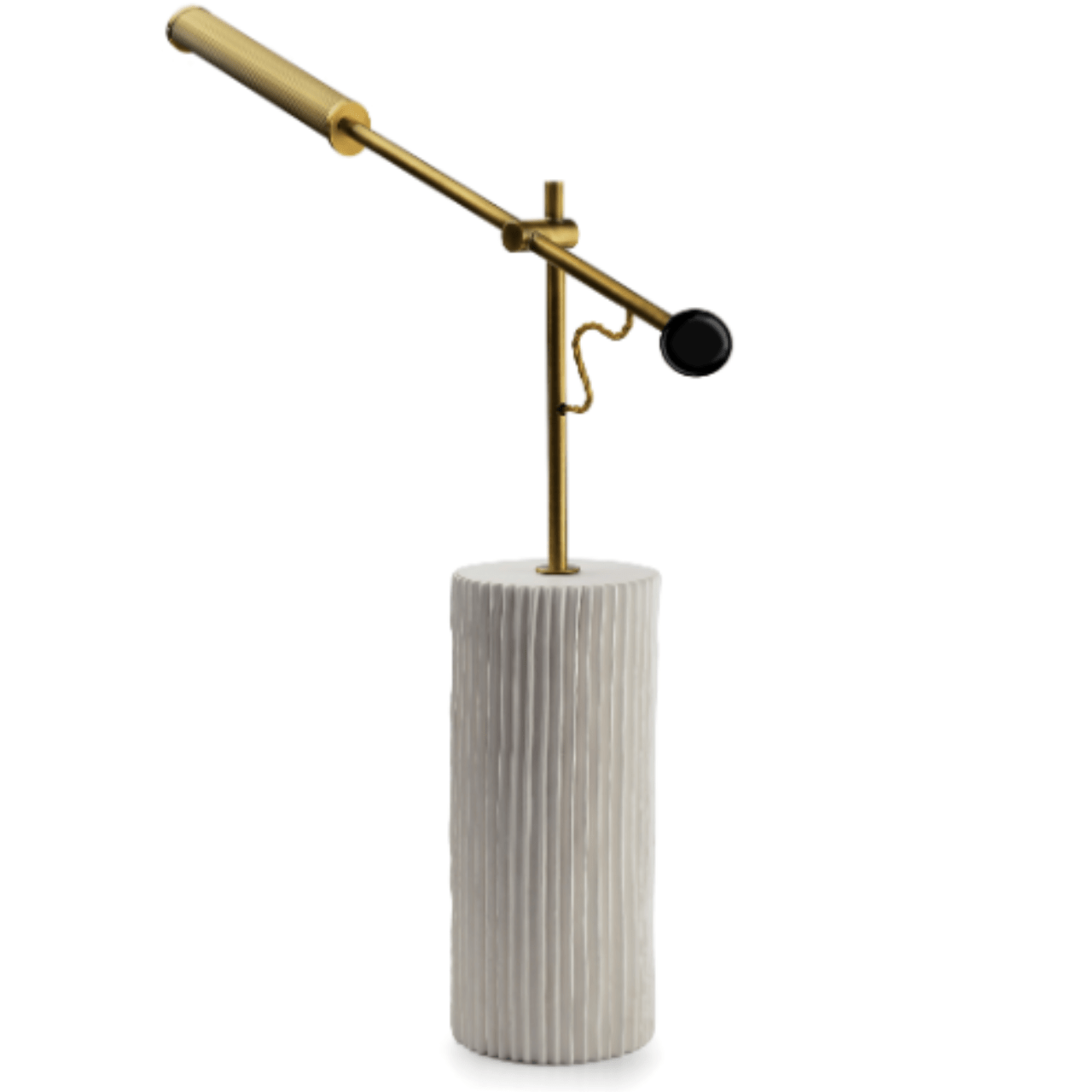 Lampe à poser en céramique blanche Goldie - MARIONI - La Maison Milanaise02822A