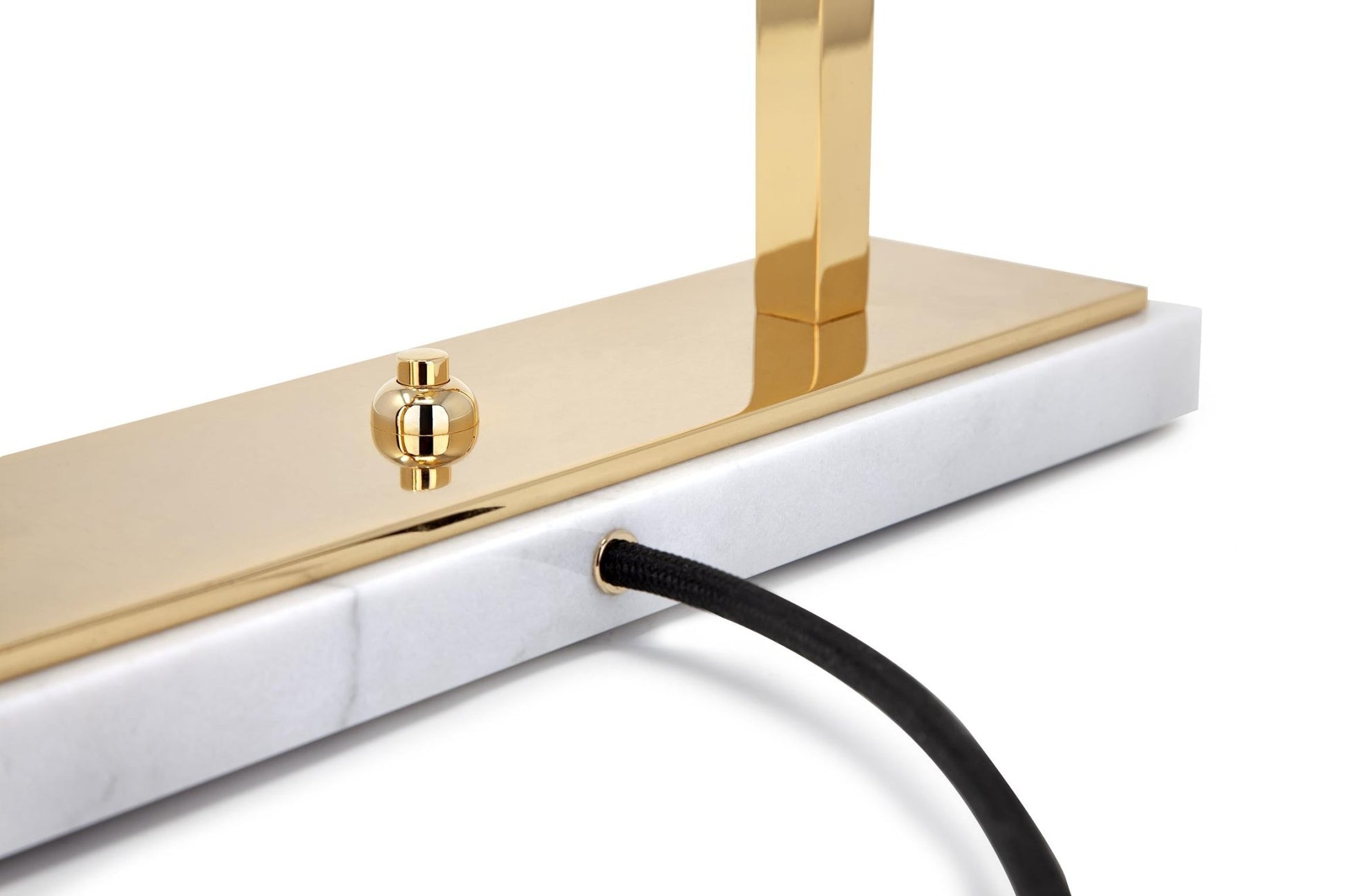 Lampe à poser en laiton et marbre Diane - LUMEN CENTER - La Maison MilanaiseDIA154Doré 24K et marbre blanc carrara