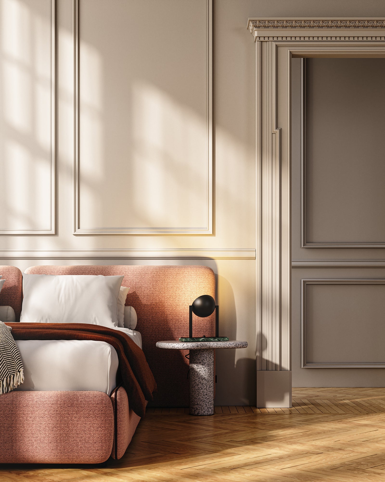 Lampe à poser en laiton et marbre Diane - LUMEN CENTER - La Maison MilanaiseDIA154Doré 24K et marbre blanc carrara