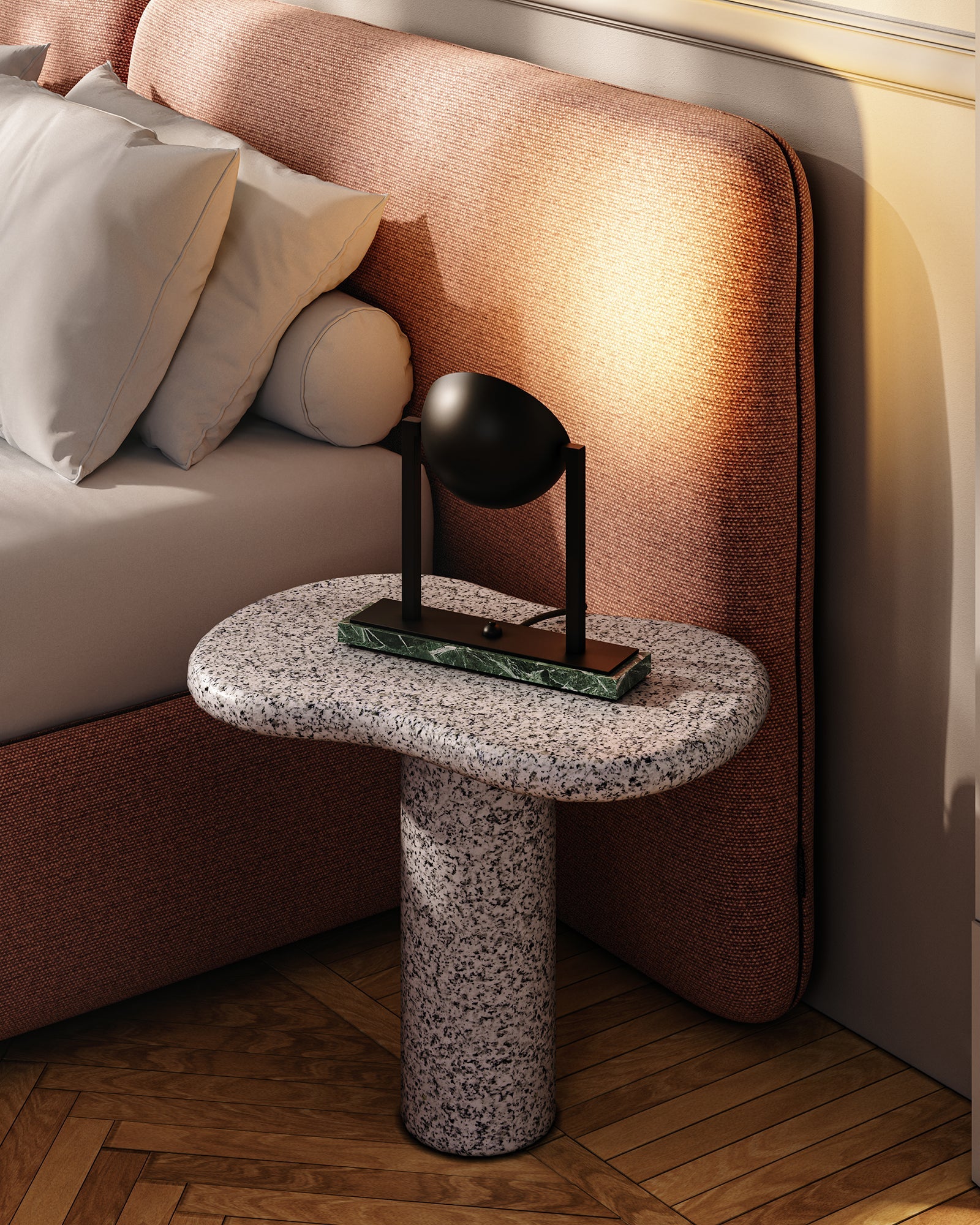 Lampe à poser en laiton et marbre Diane - LUMEN CENTER - La Maison MilanaiseDIA154Doré 24K et marbre blanc carrara