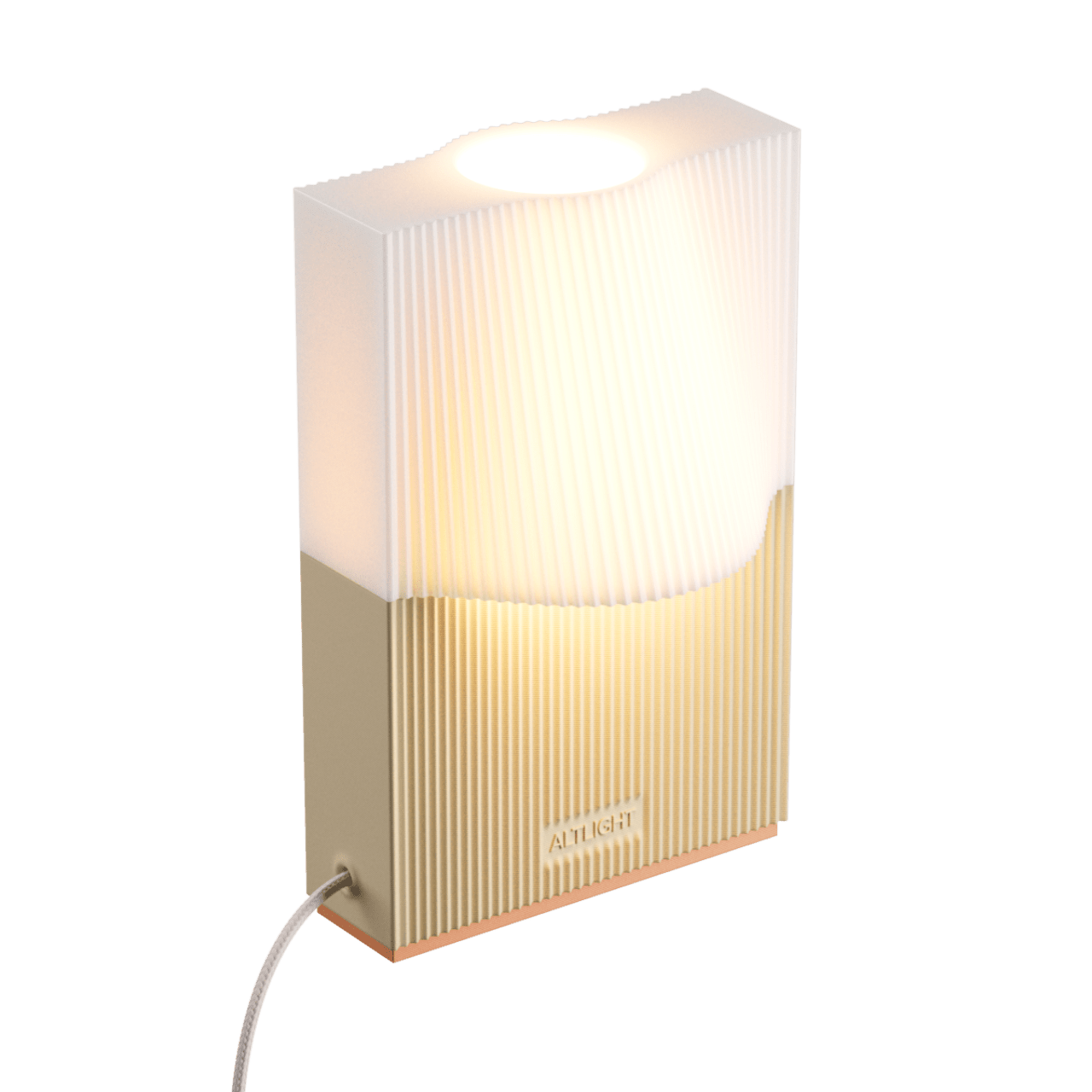 Lampe ALT Light L – Design éthique et lumière sculpturale - ALT LIGHT - La Maison MilanaiseALTLIGHTL - 2Sable/OrangeTranslucide