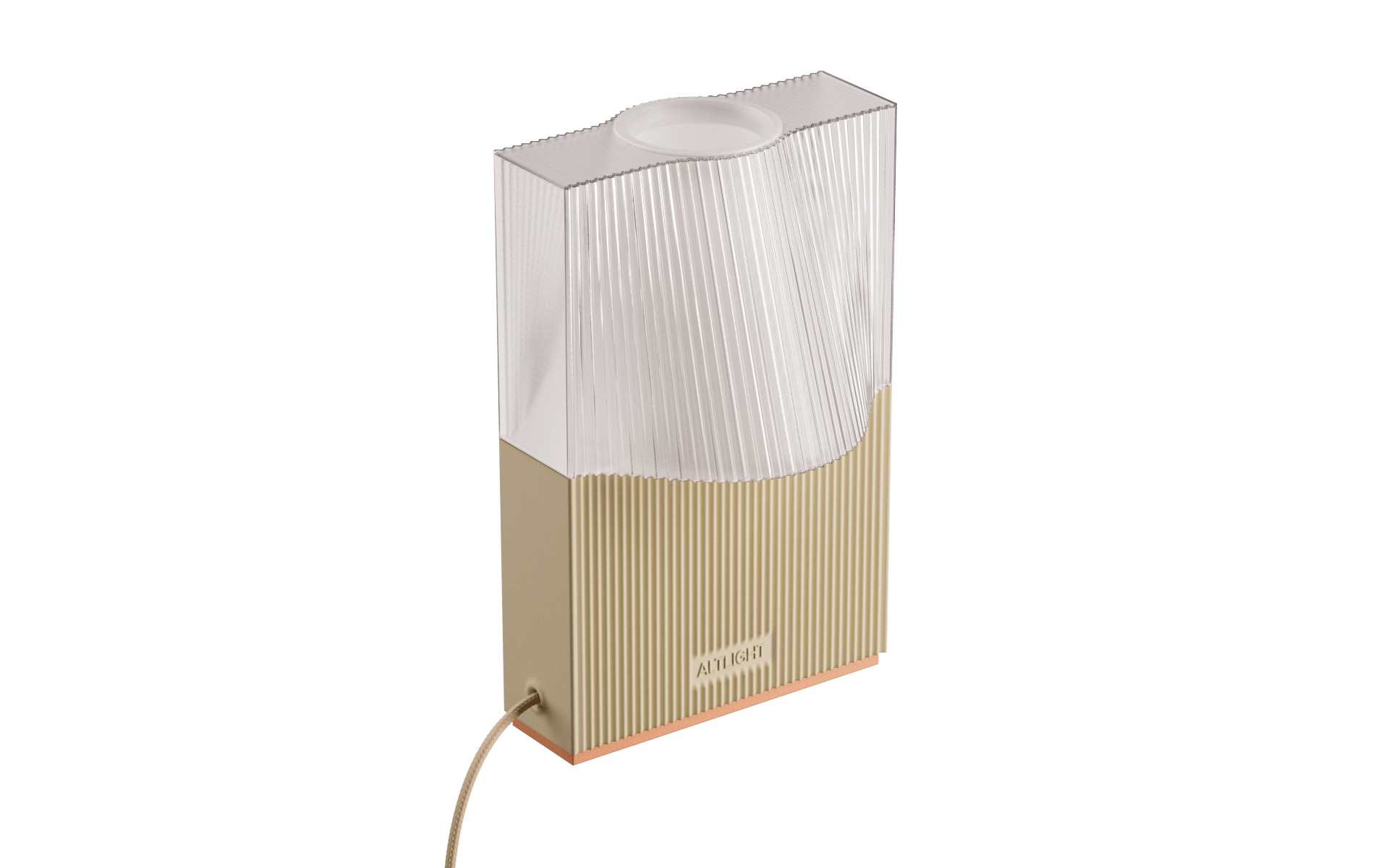 Lampe ALT Light L – Design éthique et lumière sculpturale - ALT LIGHT - La Maison MilanaiseALTLIGHTL - 1Sable/OrangeTransparent