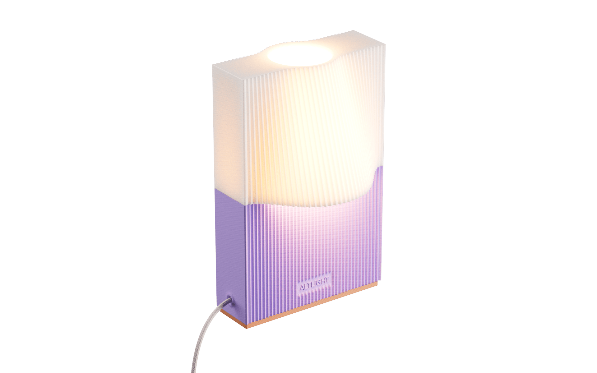 Lampe ALT Light L – Design éthique et lumière sculpturale - ALT LIGHT - La Maison MilanaiseALTLIGHTL - 3Violet/OrangeTransparent