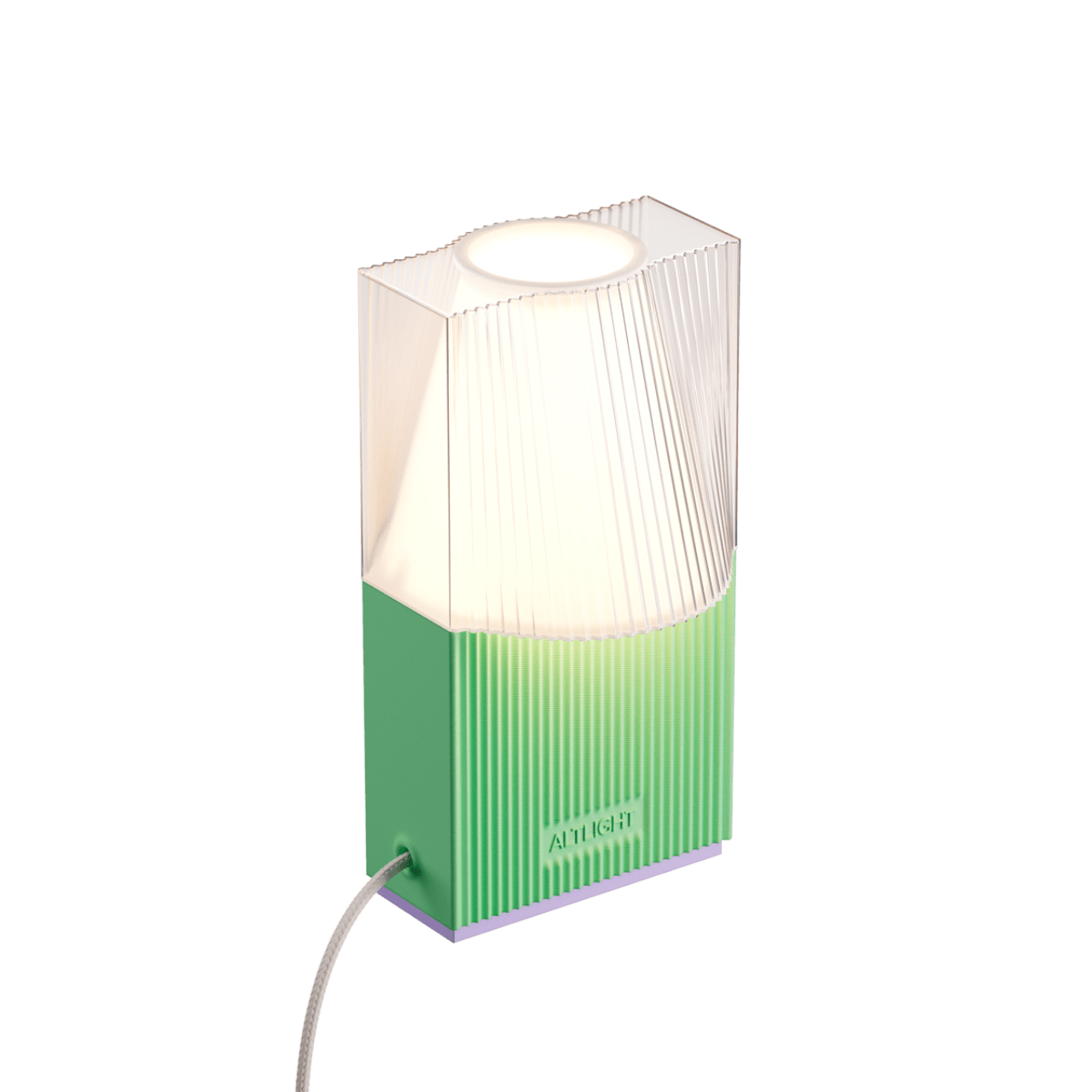 Lampe ALT Light M – Design durable & lumière sculpturale - ALT LIGHT - La Maison MilanaiseALTLIGHTM - 5Vert/VioletTransparent