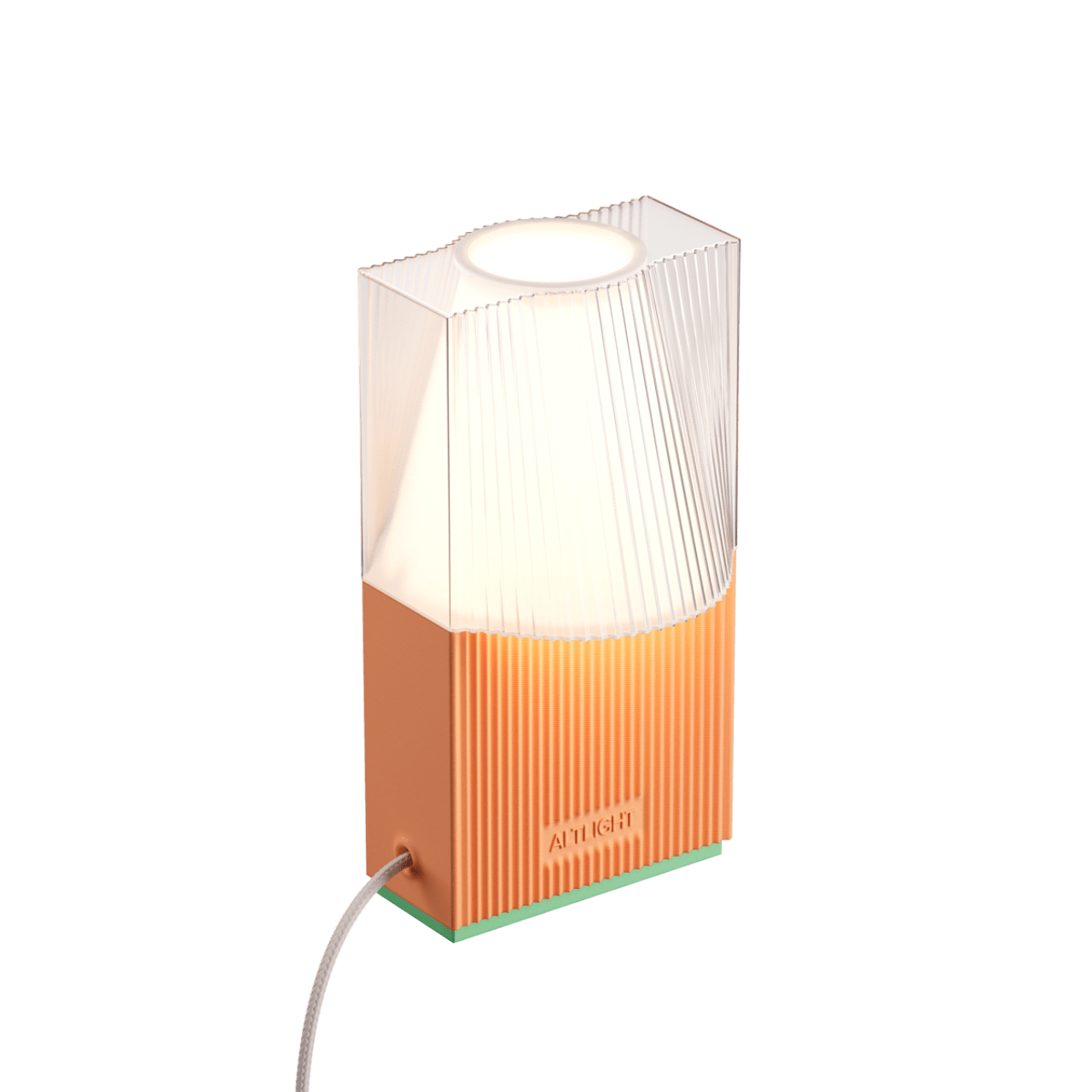 Lampe ALT Light M – Design durable & lumière sculpturale - ALT LIGHT - La Maison MilanaiseALTLIGHTM - 7Orange/VertTransparent