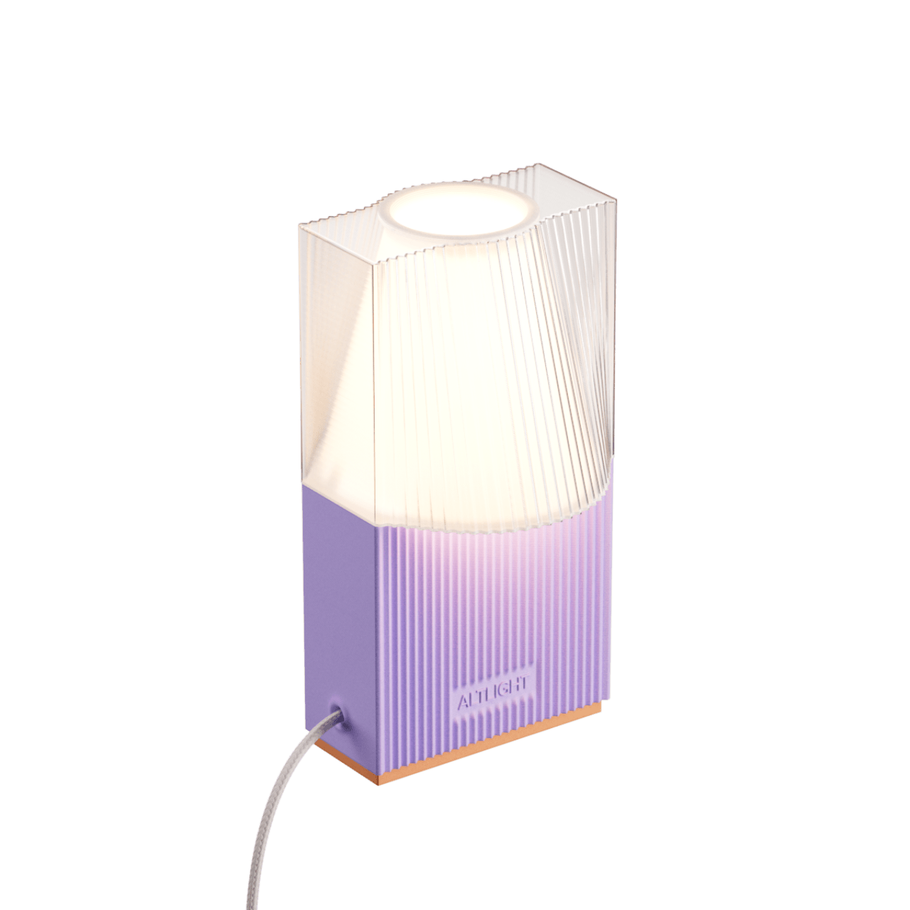 Lampe ALT Light M – Design durable & lumière sculpturale - ALT LIGHT - La Maison MilanaiseALTLIGHTM - 3Violet/OrangeTransparent