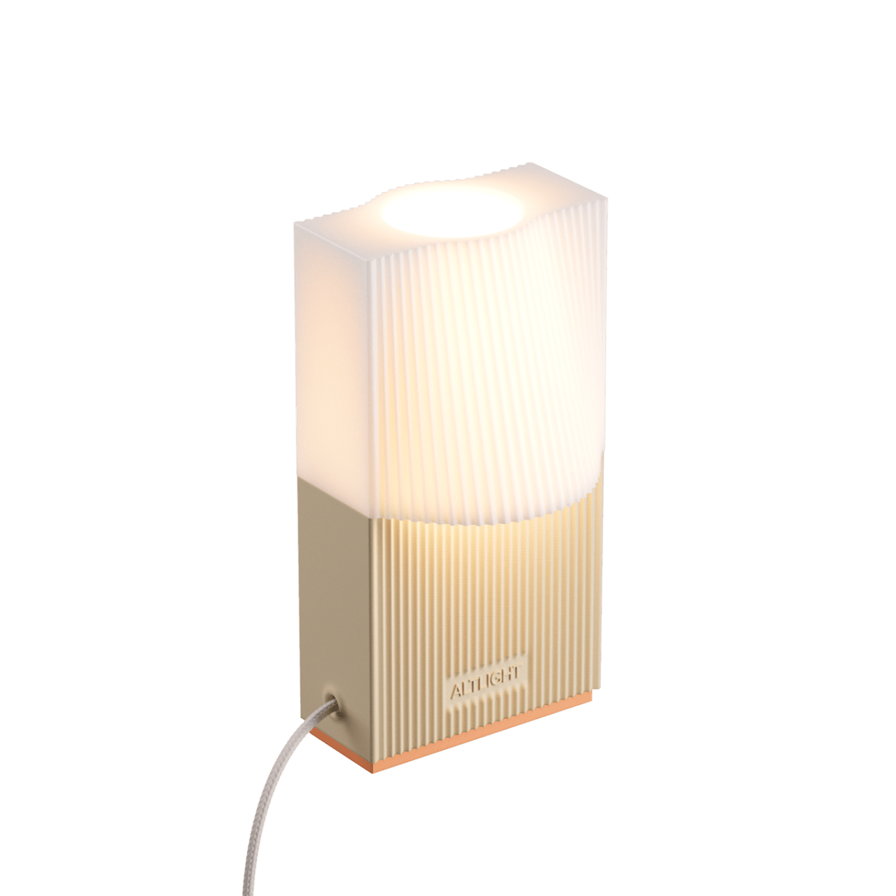 Lampe ALT Light M – Design durable & lumière sculpturale - ALT LIGHT - La Maison MilanaiseALTLIGHTM - 2Sable/OrangeTranslucide