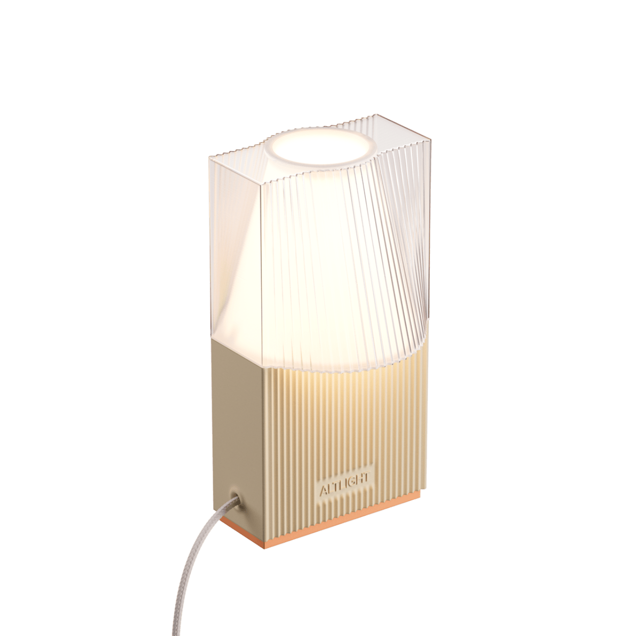 Lampe ALT Light M – Design durable & lumière sculpturale - ALT LIGHT - La Maison MilanaiseALTLIGHTM - 2Sable/OrangeTranslucide