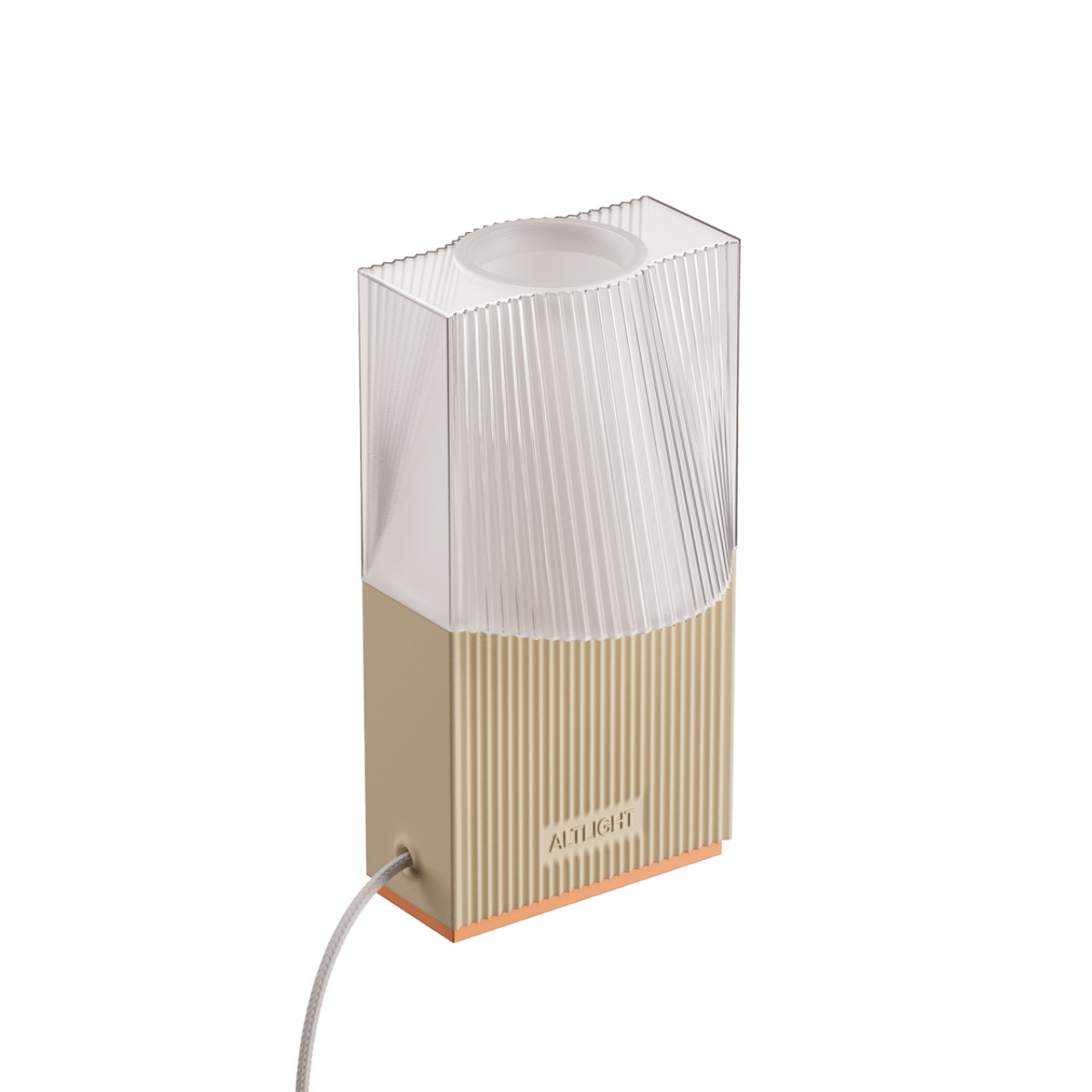 Lampe ALT Light M – Design durable & lumière sculpturale - ALT LIGHT - La Maison MilanaiseALTLIGHTM - 1Sable/OrangeTransparent