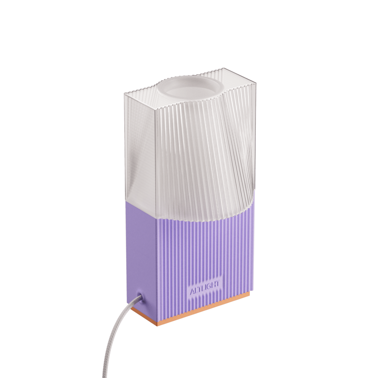 Lampe ALT Light M – Design durable & lumière sculpturale - ALT LIGHT - La Maison MilanaiseALTLIGHTM - 3Violet/OrangeTransparent