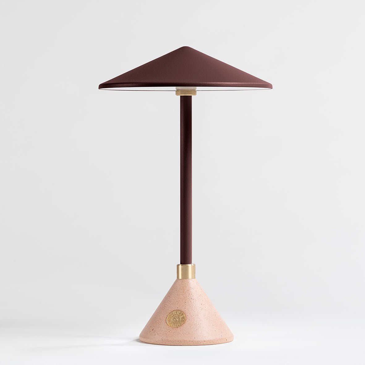 Lampe Baladeuse design et artisanale made in France Aurore - JURIE & JARRE - La Maison MilanaiseAUBA05TERouge MarsalaTERRA - Terre cuite recyclée