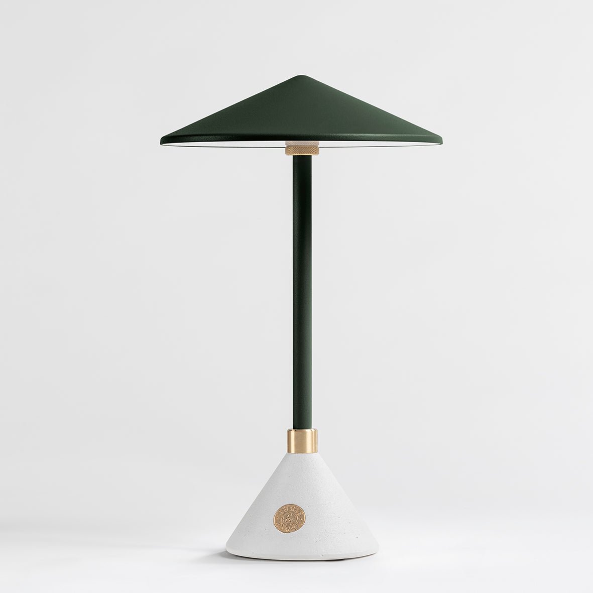 Lampe Baladeuse design et artisanale made in France Aurore - JURIE & JARRE - La Maison MilanaiseAUBA08SIVert ImpérialSILO - Silice recyclée