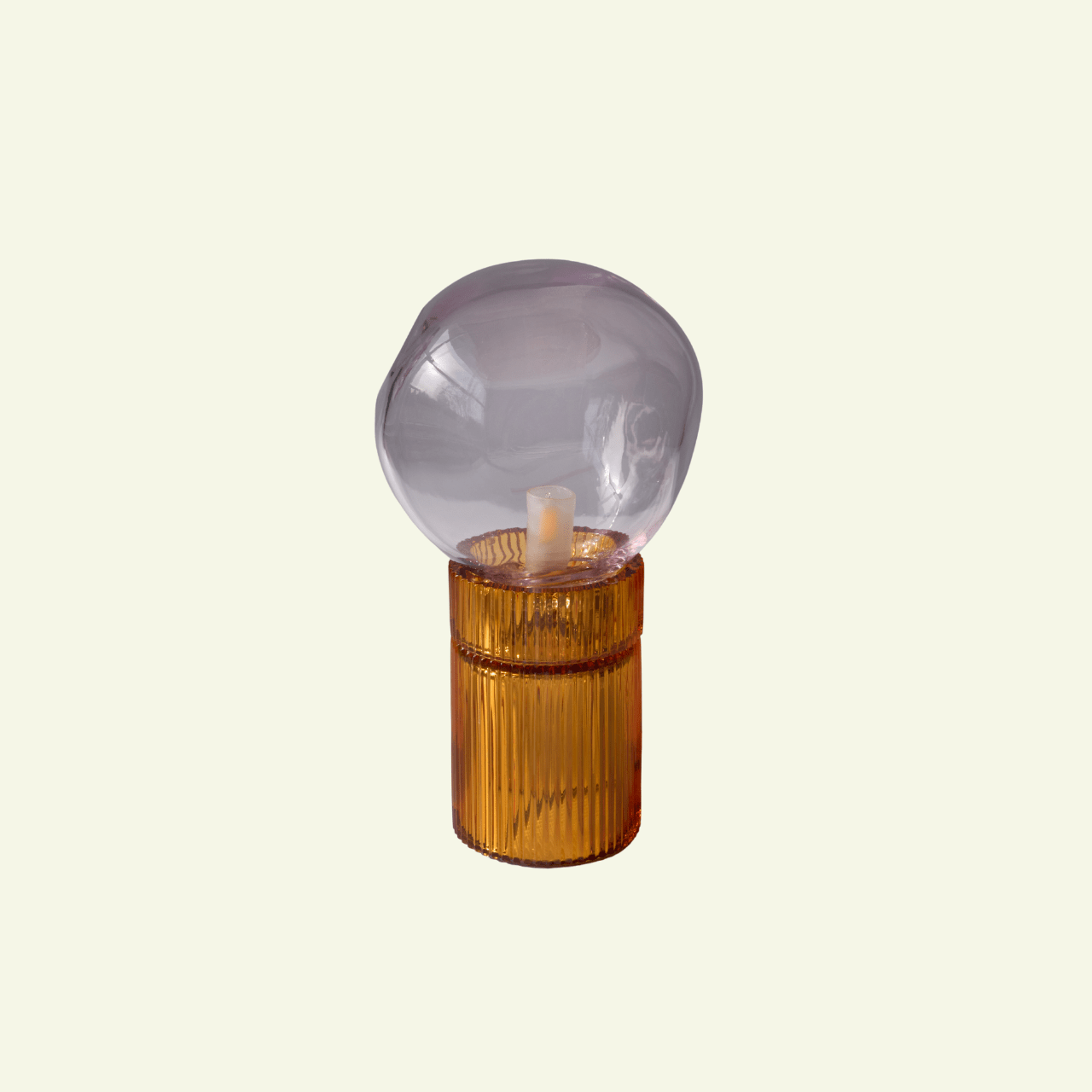 Lampe Nina Nuvelo en cristal soufflé à la main - STUDIO BOJOLA - La Maison MilanaiseNINAN - 1Ambre