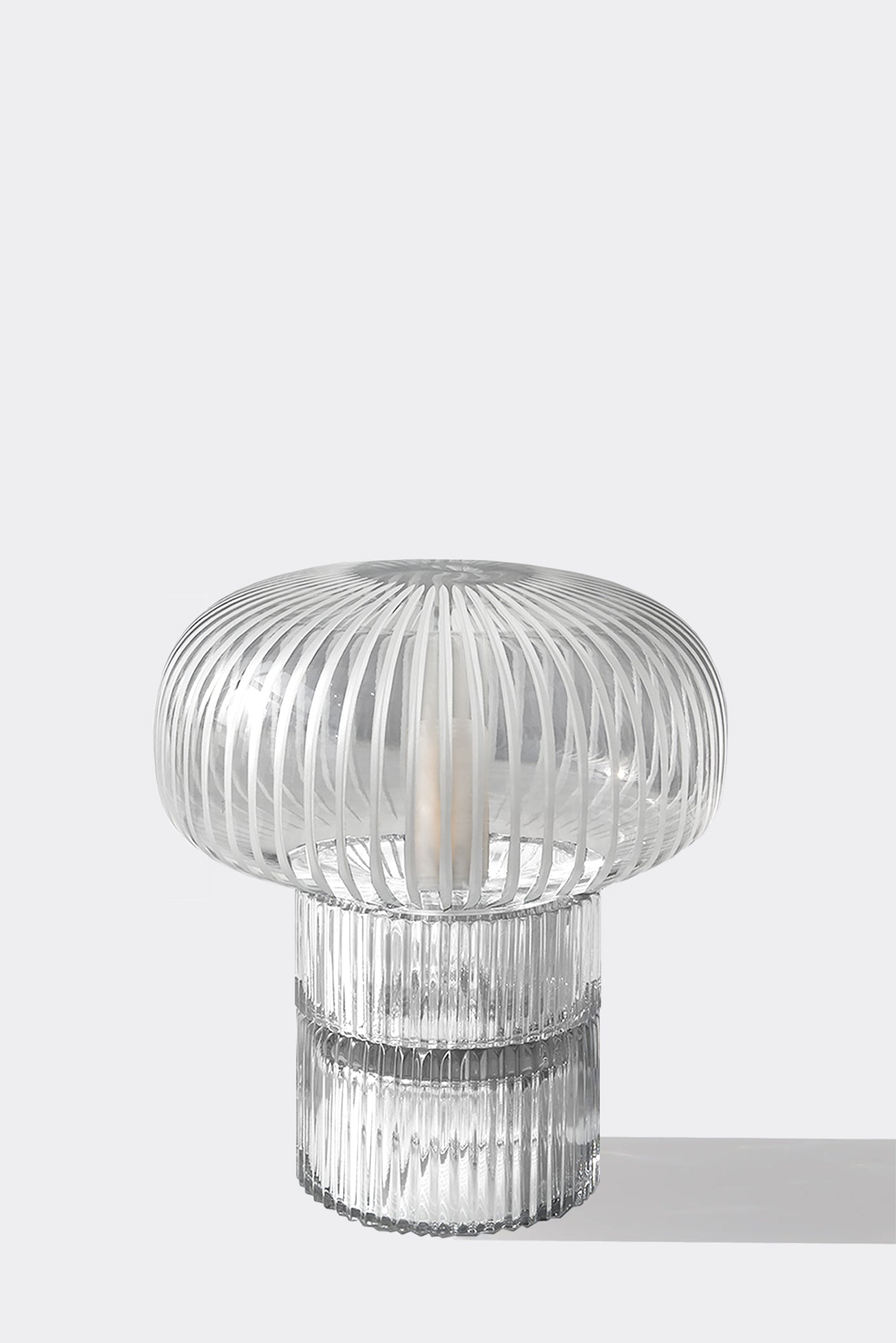 Lampe Tello en Cristal soufflé et gravé à la main - STUDIO BOJOLA - La Maison MilanaiseTELLOP3Piccolo H21xL18.5cm3