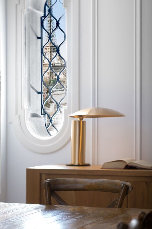 Lampe Washington Design signé Wilmotte - LUMEN CENTER - La Maison MilanaiseWASH150LOr Satiné