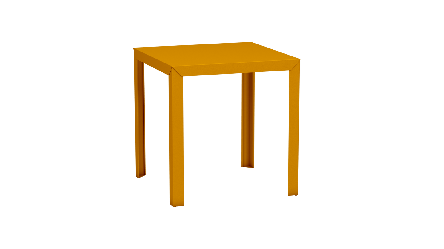 Mange - Debout carré 100cm en aluminium Zef - MATIERE GRISE - La Maison MilanaiseMD80ZEF1Safran 131Droits