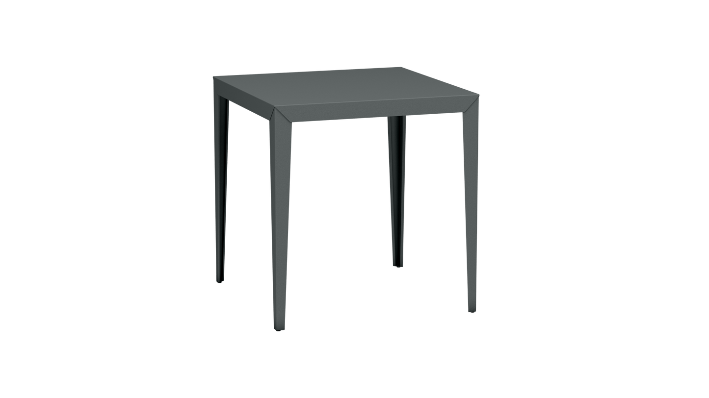 Mange - Debout carré 100cm en aluminium Zef - MATIERE GRISE - La Maison MilanaiseMD80ZEF44Orage 221Fuselés