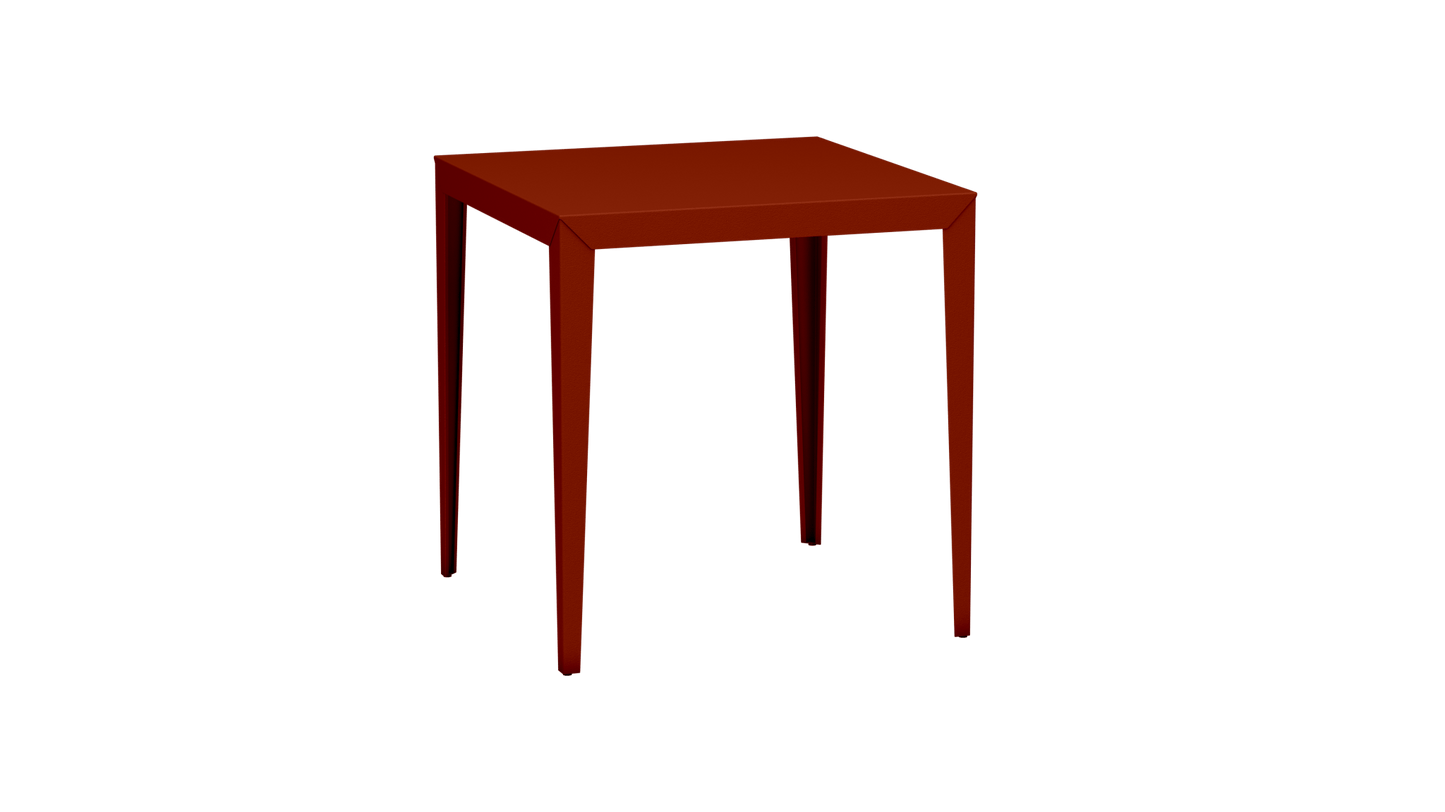 Mange - Debout carré 100cm en aluminium Zef - MATIERE GRISE - La Maison MilanaiseMD80ZEF26Terracotta 142Fuselés