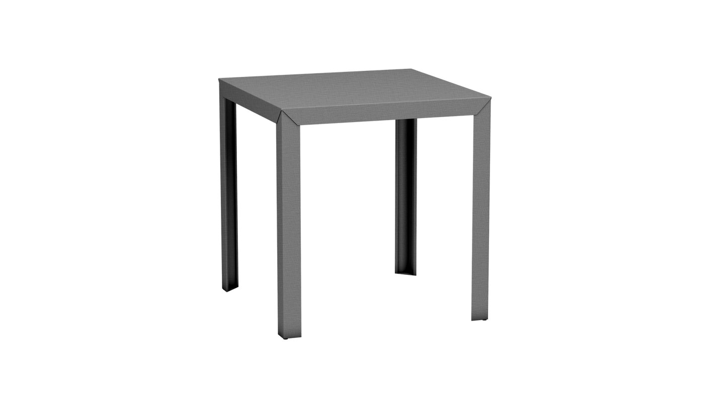 Mange - Debout carré 100cm en aluminium Zef - MATIERE GRISE - La Maison MilanaiseMD80ZEF73Brut Vernis Brillant 020Droits