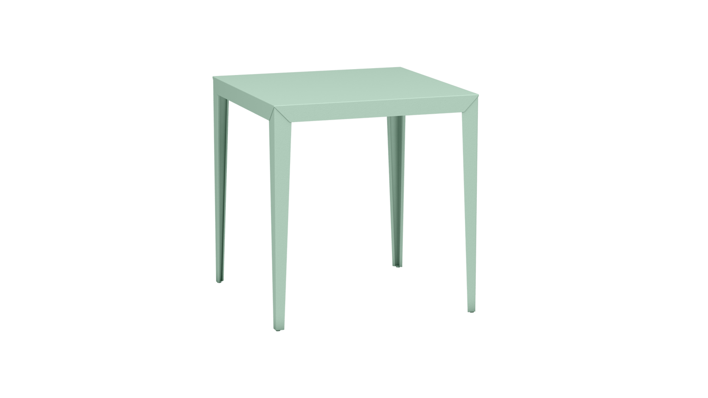 Mange - Debout carré 100cm en aluminium Zef - MATIERE GRISE - La Maison MilanaiseMD80ZEF10Vert d'eau 120Fuselés