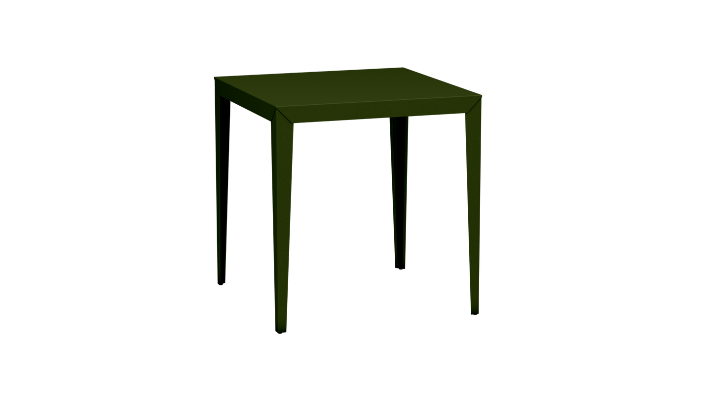 Mange - Debout carré 100cm en aluminium Zef - MATIERE GRISE - La Maison MilanaiseMD80ZEF6Kaki 122Fuselés