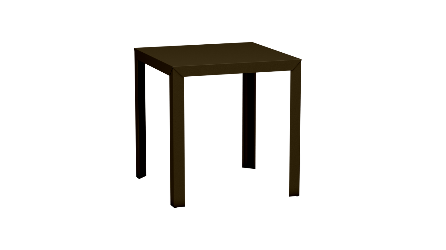Mange - Debout carré 100cm en aluminium Zef - MATIERE GRISE - La Maison MilanaiseMD80ZEF75Bronze 181Droits