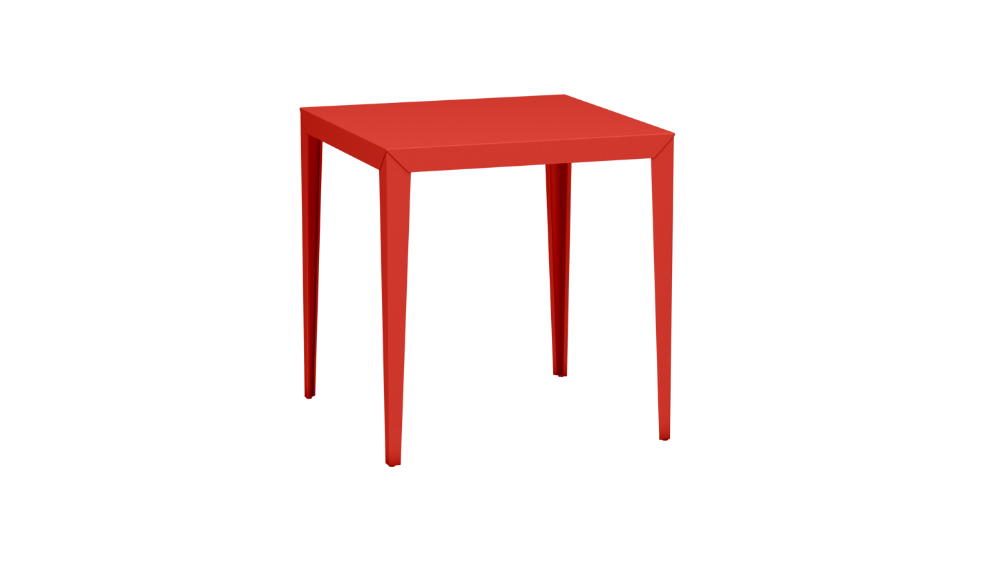 Mange - Debout carré 100cm en aluminium Zef - MATIERE GRISE - La Maison MilanaiseMD80ZEF28Pêche 143Fuselés