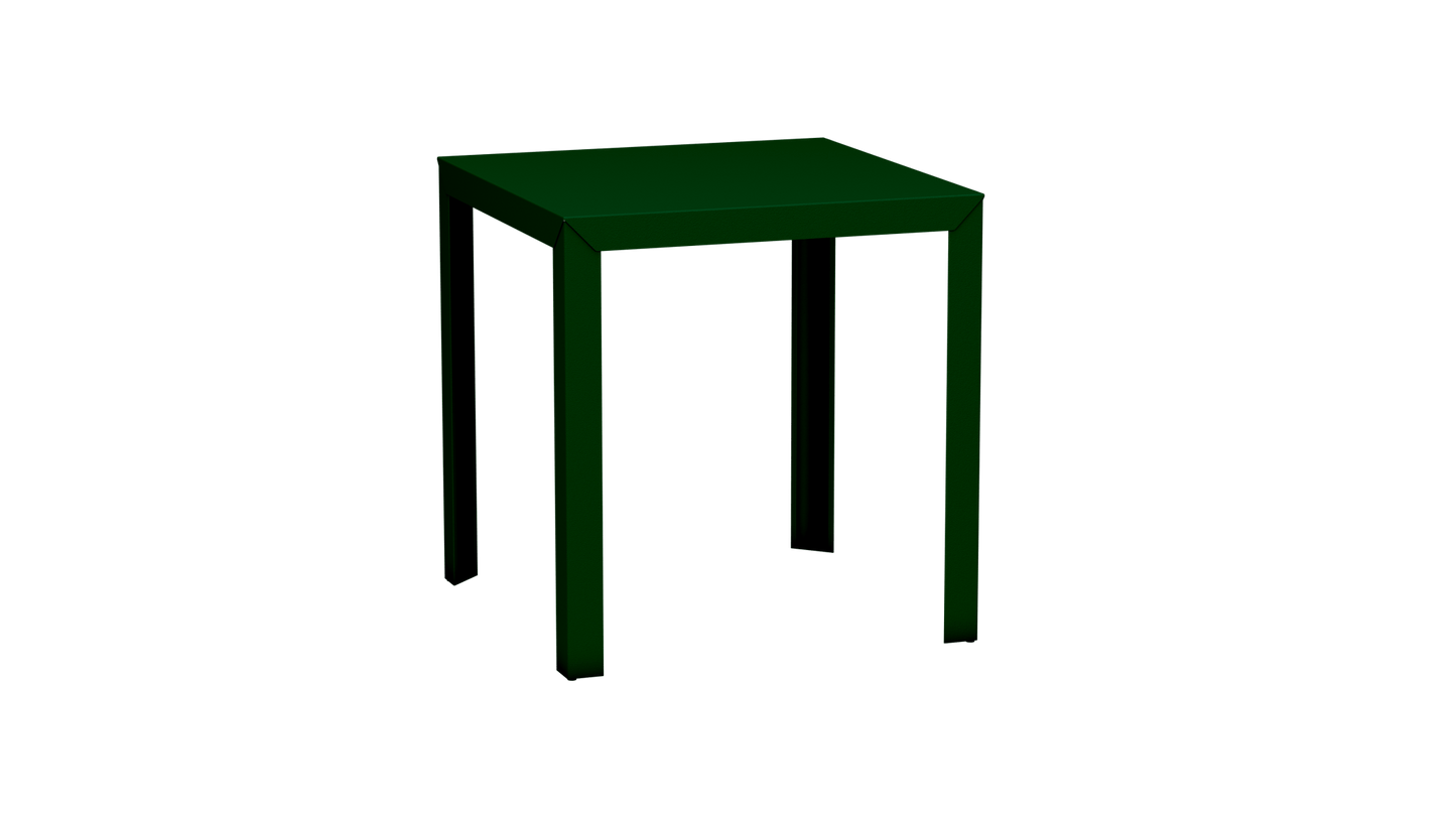 Mange - Debout carré 100cm en aluminium Zef - MATIERE GRISE - La Maison MilanaiseMD80ZEF7Canopée 124Droits