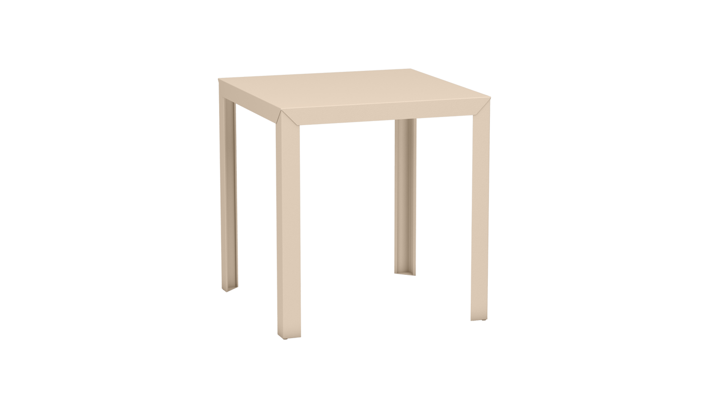 Mange - Debout carré 100cm en aluminium Zef - MATIERE GRISE - La Maison MilanaiseMD80ZEF37Eggshell 161Droits