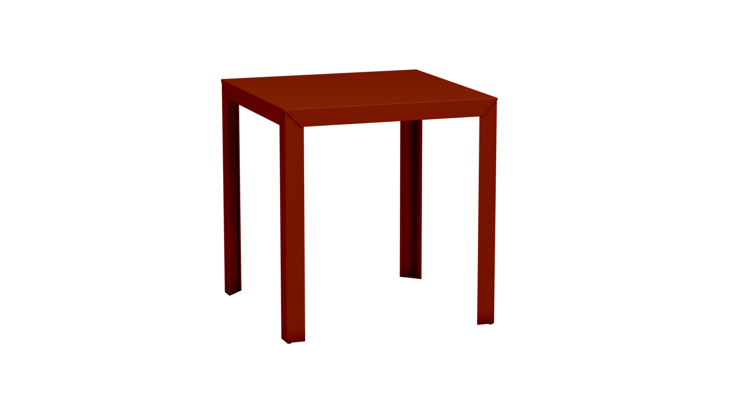 Mange - Debout carré 100cm en aluminium Zef - MATIERE GRISE - La Maison MilanaiseMD80ZEF25Terracotta 142Droits
