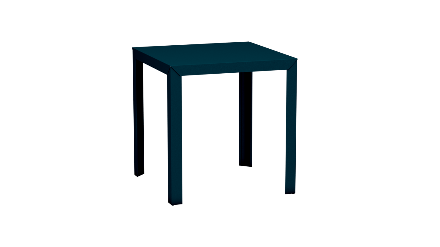 Mange - Debout carré 100cm en aluminium Zef - MATIERE GRISE - La Maison MilanaiseMD80ZEF19Canard 115Droits