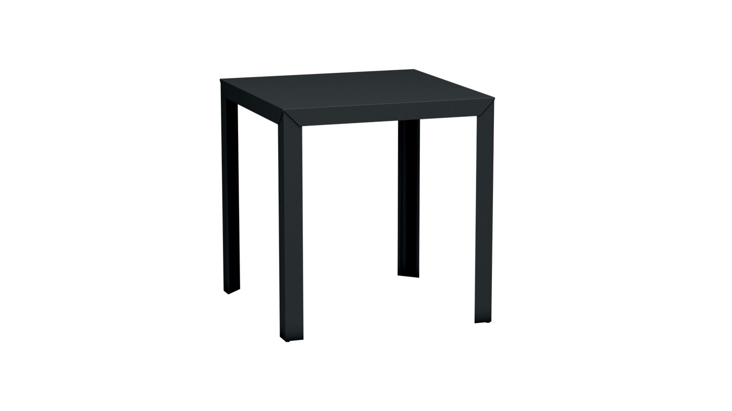 Mange - Debout carré 100cm en aluminium Zef - MATIERE GRISE - La Maison MilanaiseMD80ZEF45Anthracite 222Droits
