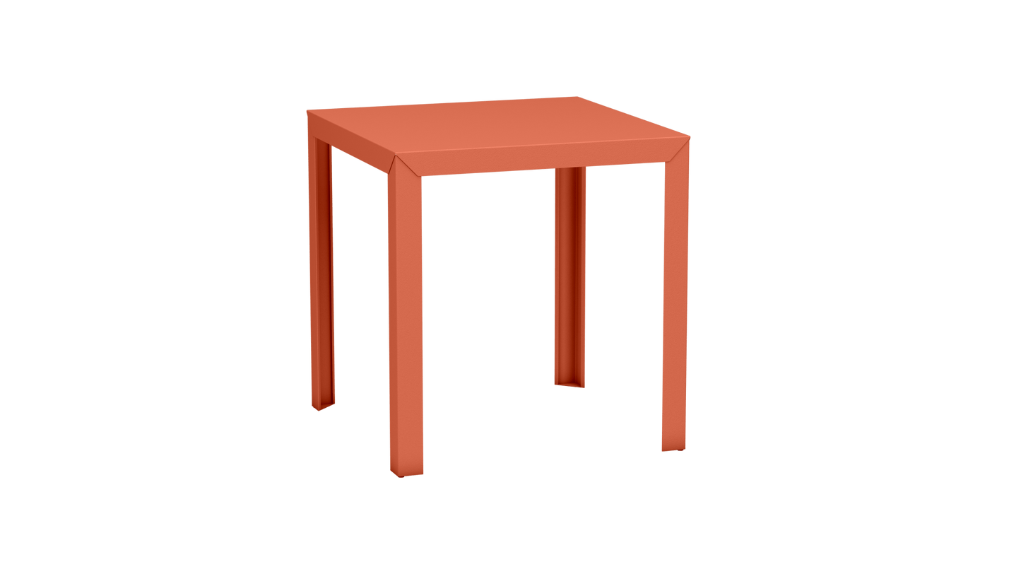 Mange - Debout carré 100cm en aluminium Zef - MATIERE GRISE - La Maison MilanaiseMD80ZEF29Orange givré 144Droits