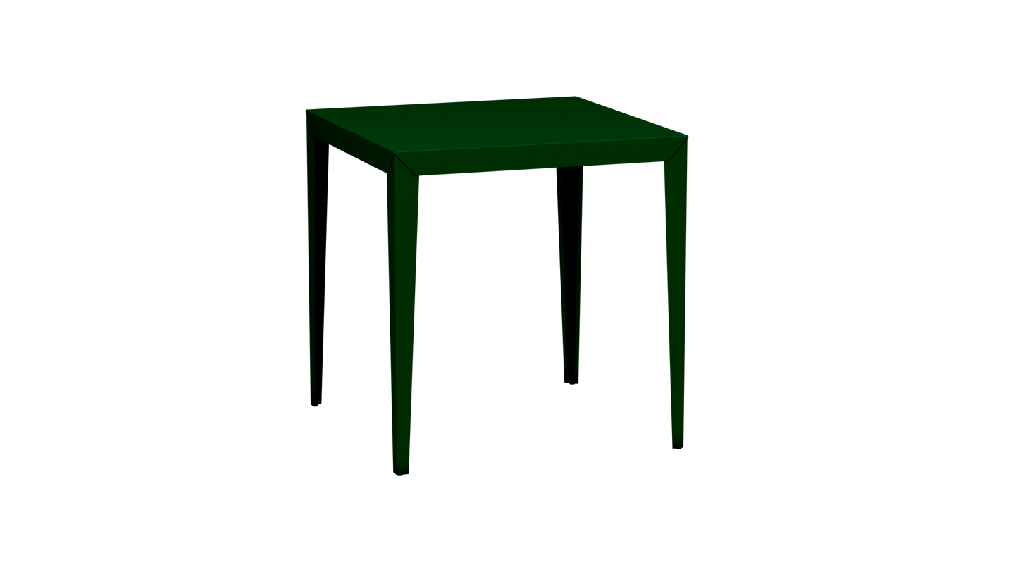 Mange - Debout carré 100cm en aluminium Zef - MATIERE GRISE - La Maison MilanaiseMD80ZEF8Canopée 124Fuselés