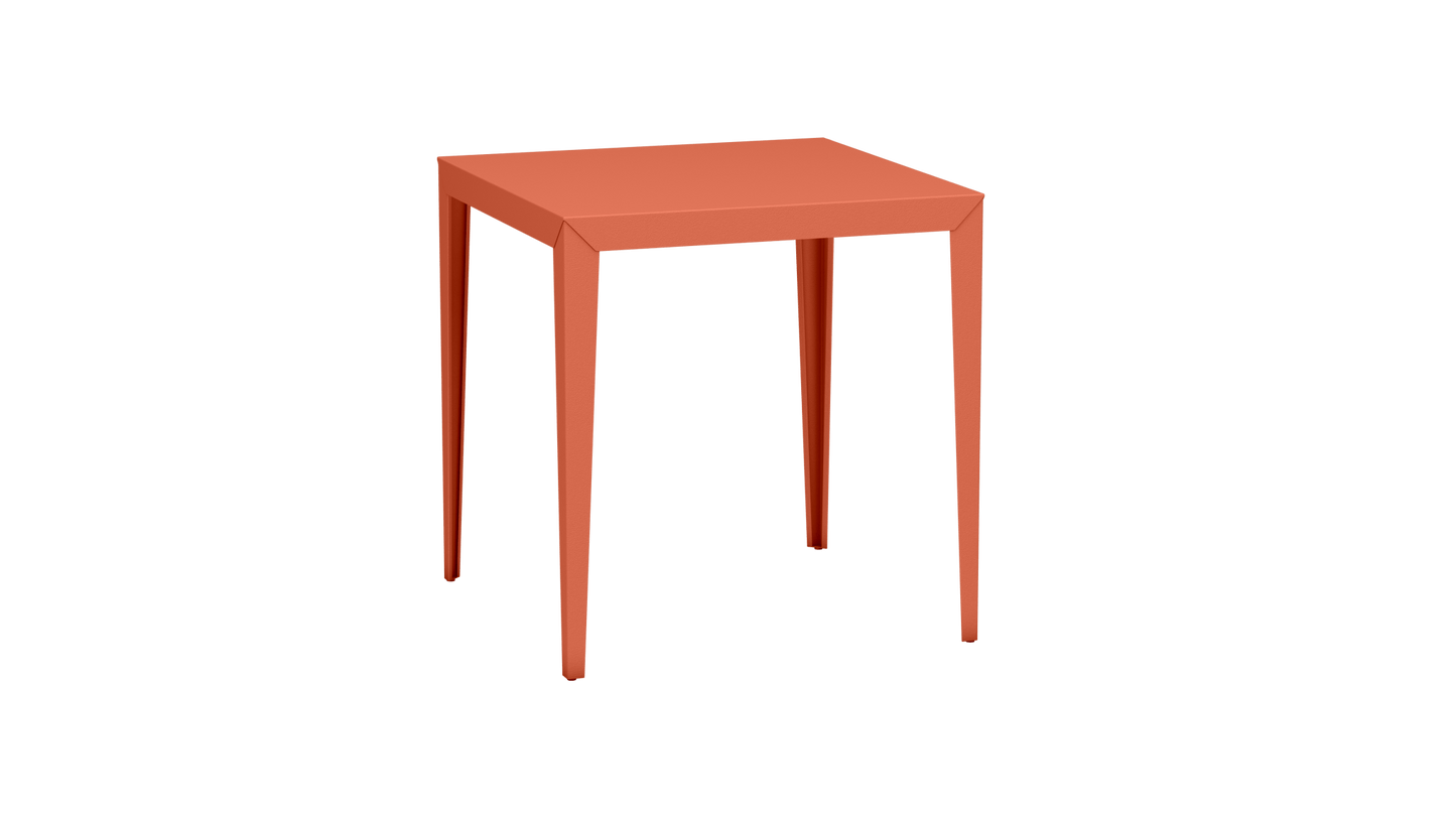 Mange - Debout carré 100cm en aluminium Zef - MATIERE GRISE - La Maison MilanaiseMD80ZEF30Orange givré 144Fuselés