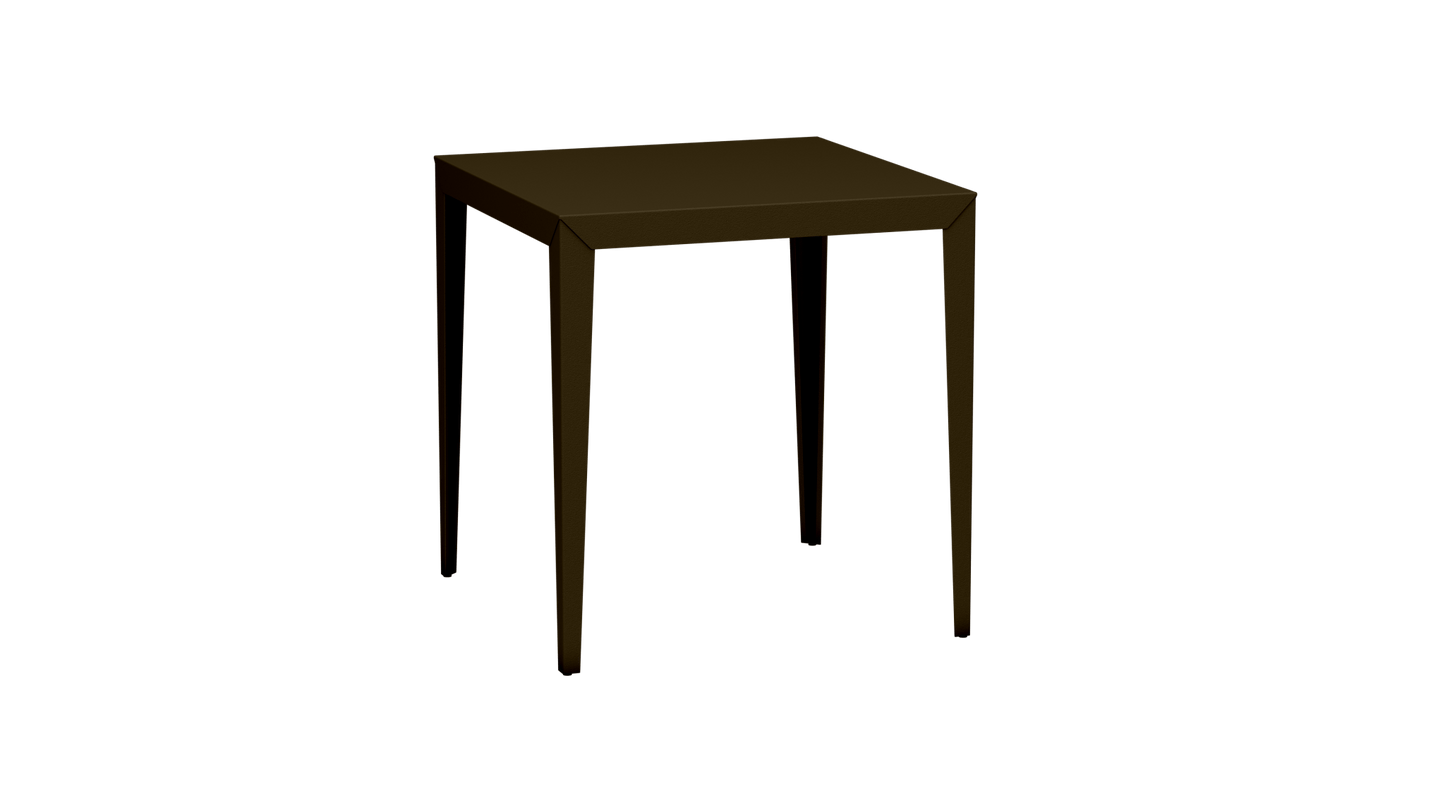 Mange - Debout carré 100cm en aluminium Zef - MATIERE GRISE - La Maison MilanaiseMD80ZEF76Bronze 181Fuselés