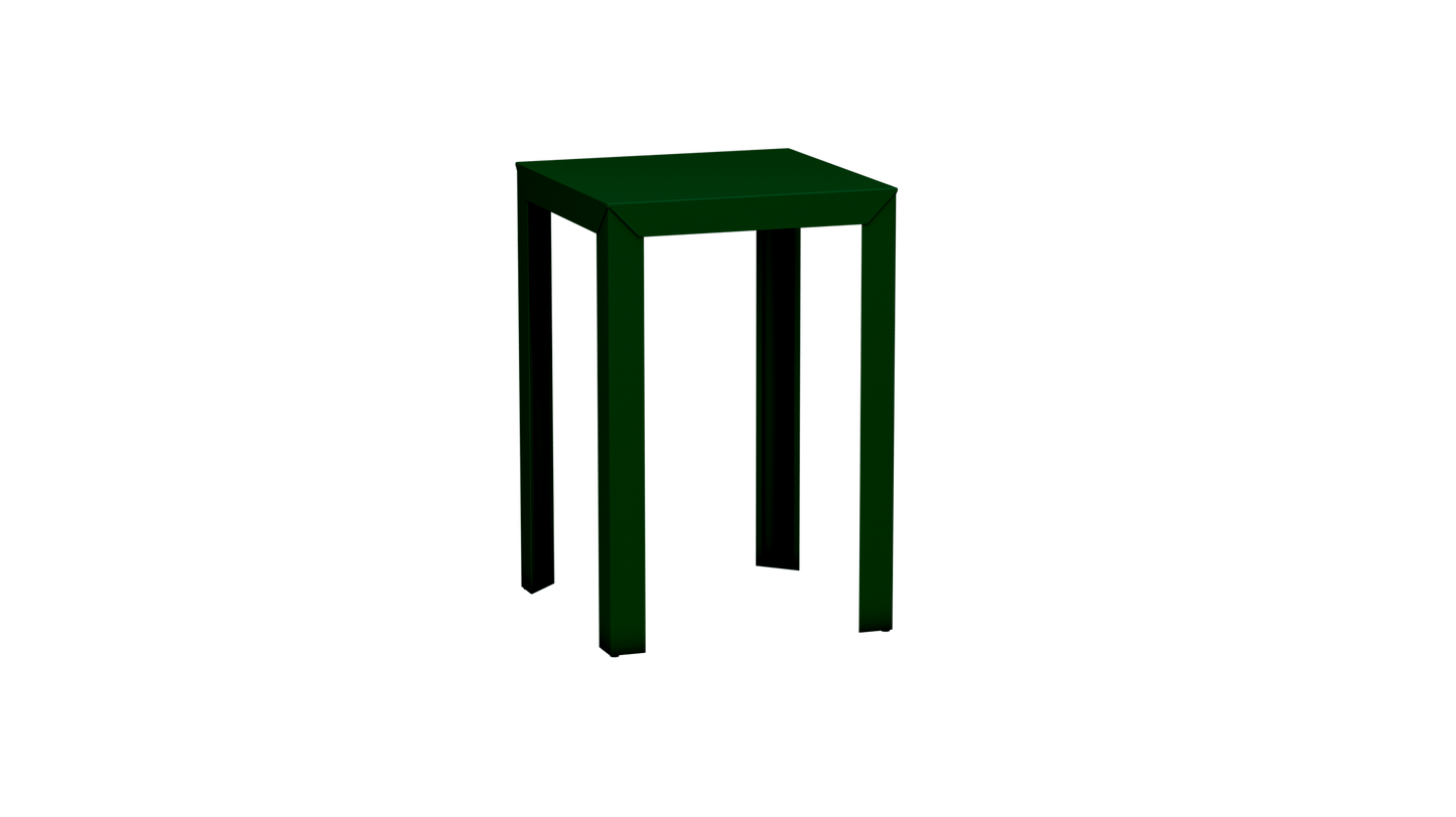 Mange - Debout carré 70cm en aluminium Zef - MATIERE GRISE - La Maison MilanaiseMD70ZEF7Canopée 124Droits