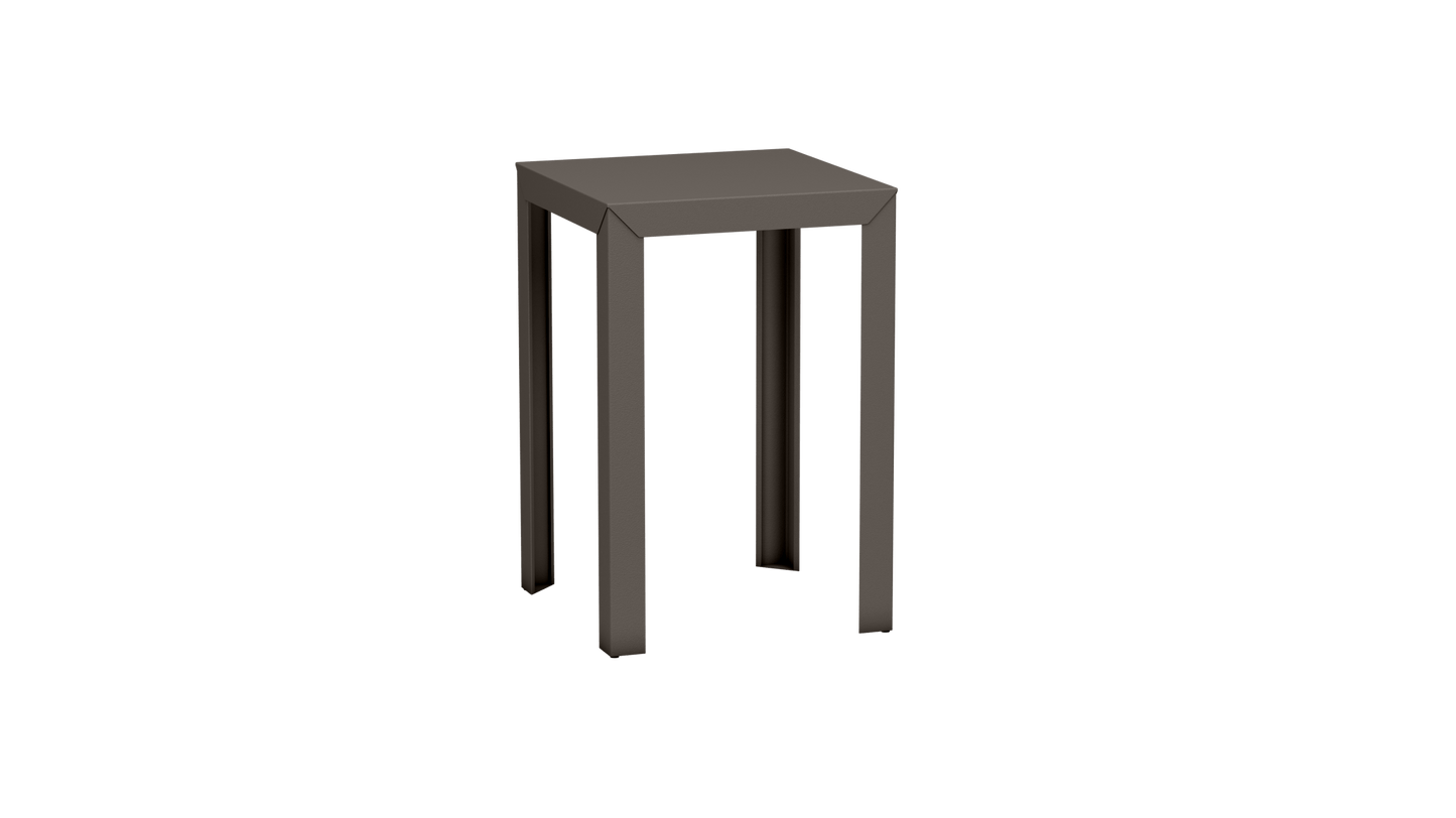Mange - Debout carré 70cm en aluminium Zef - MATIERE GRISE - La Maison MilanaiseMD70ZEF55Taupe 192Droits