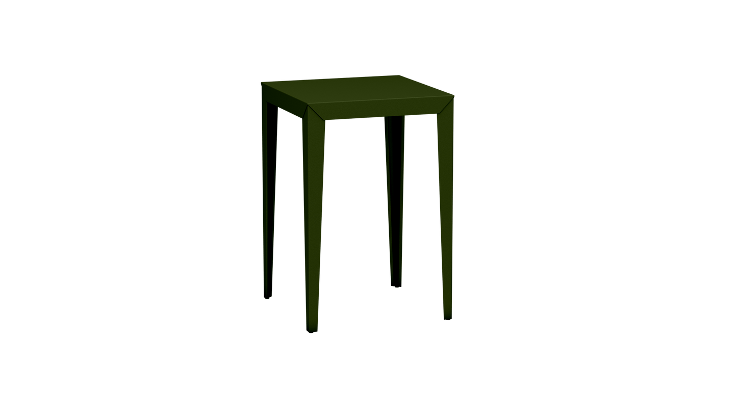 Mange - Debout carré 70cm en aluminium Zef - MATIERE GRISE - La Maison MilanaiseMD70ZEF6Kaki 122Fuselés