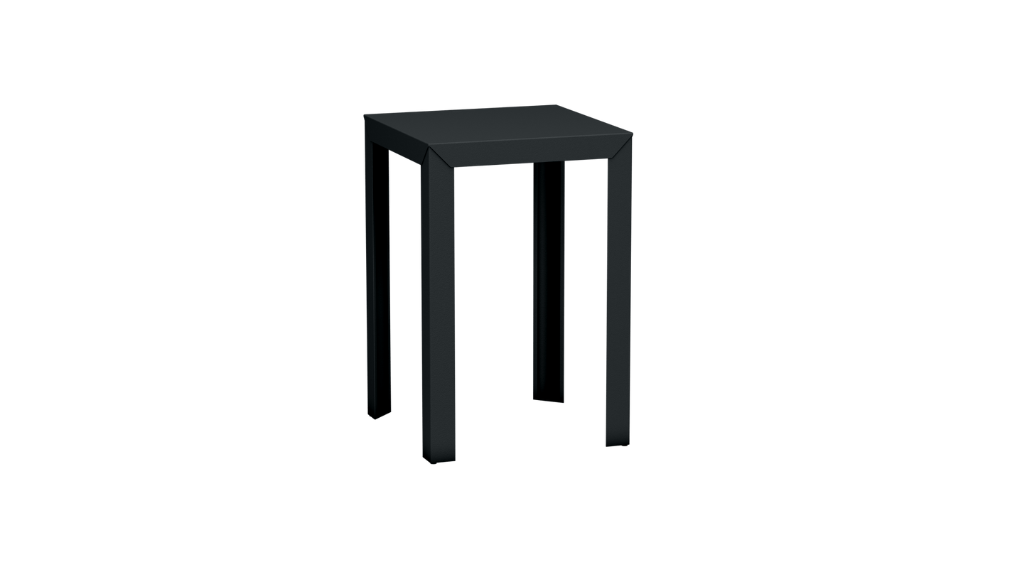 Mange - Debout carré 70cm en aluminium Zef - MATIERE GRISE - La Maison MilanaiseMD70ZEF45Anthracite 222Droits