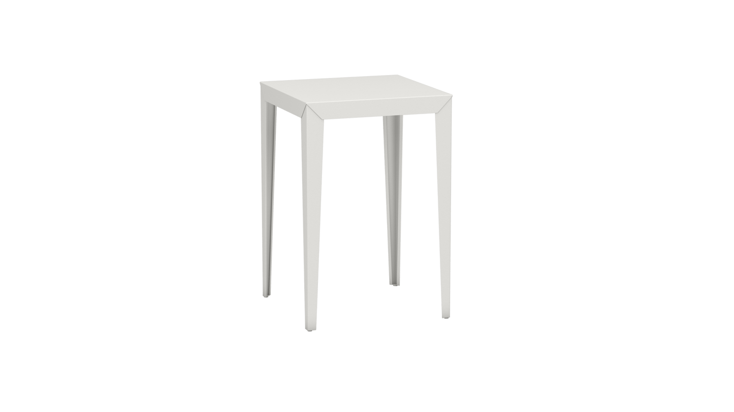 Mange - Debout carré 70cm en aluminium Zef - MATIERE GRISE - La Maison MilanaiseMD70ZEF80Blanc 001Fuselés