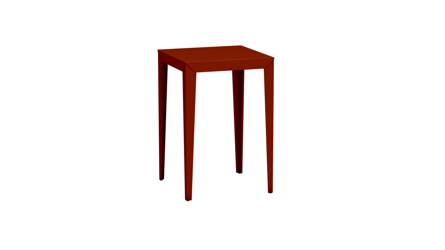 Mange - Debout carré 70cm en aluminium Zef - MATIERE GRISE - La Maison MilanaiseMD70ZEF26Terracotta 142Fuselés