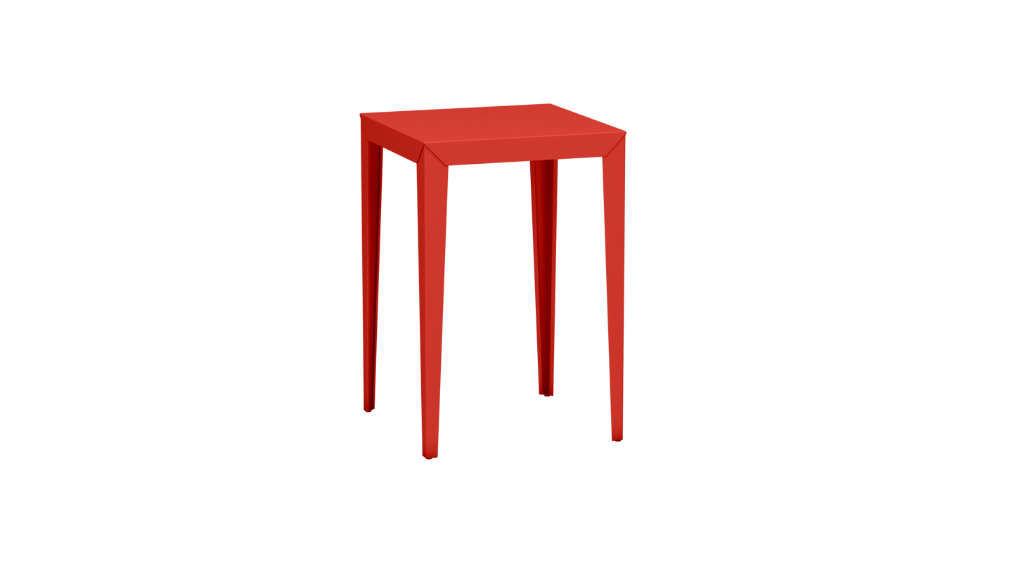 Mange - Debout carré 70cm en aluminium Zef - MATIERE GRISE - La Maison MilanaiseMD70ZEF28Pêche 143Fuselés