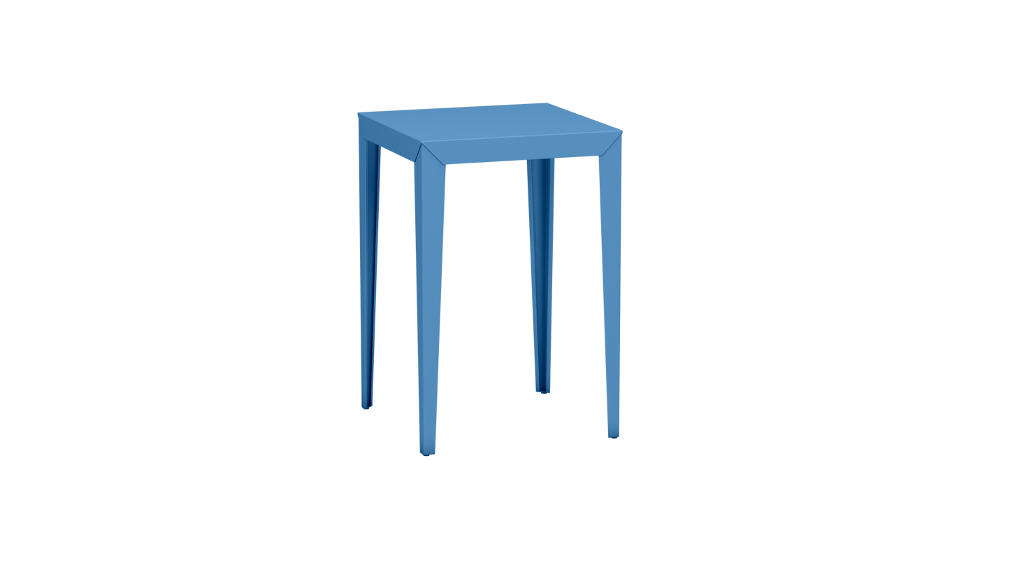 Mange - Debout carré 70cm en aluminium Zef - MATIERE GRISE - La Maison MilanaiseMD70ZEF16Azur 111Fuselés