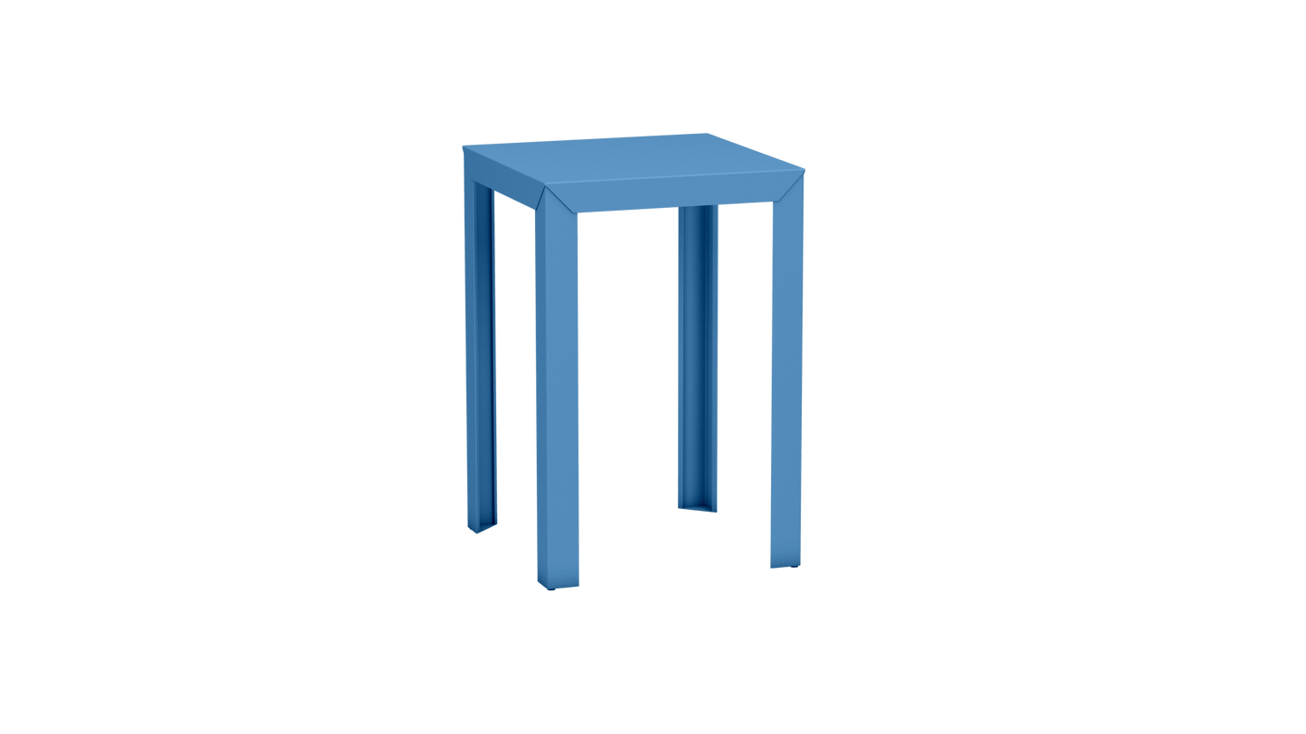 Mange - Debout carré 70cm en aluminium Zef - MATIERE GRISE - La Maison MilanaiseMD70ZEF15Azur 111Droits