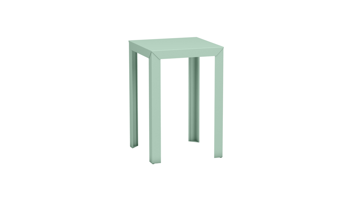 Mange - Debout carré 70cm en aluminium Zef - MATIERE GRISE - La Maison MilanaiseMD70ZEF9Vert d'eau 120Droits