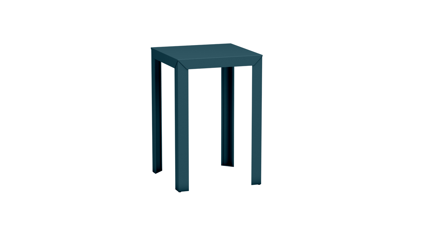 Mange - Debout carré 70cm en aluminium Zef - MATIERE GRISE - La Maison MilanaiseMD70ZEF13Houle 116Droits